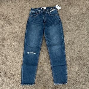 Abercrombie & Fitch The Mom Jean High Rise Curve Love